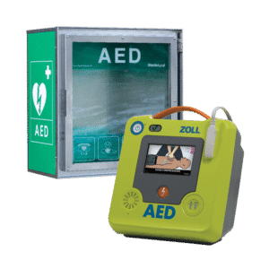 Pakettitarjous: ZOLL AED 3 defibrillaattori + CA HSS100 AED kaappi