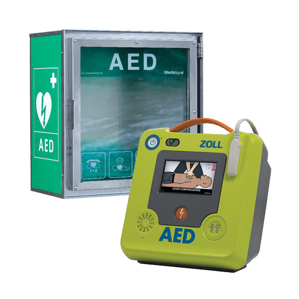 Pakettitarjous: ZOLL AED 3 defibrillaattori + CA HSS100 AED kaappi
