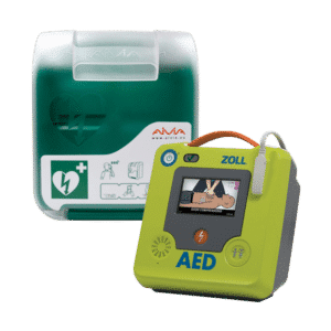 Pakettitarjous: ZOLL AED 3 -defibrillaattori ja Aivia IN -defibrillaattorikaappi