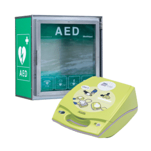 Pakettitarjous: ZOLL AED Plus defibrillaattori + CA HSS100 AED kaappi