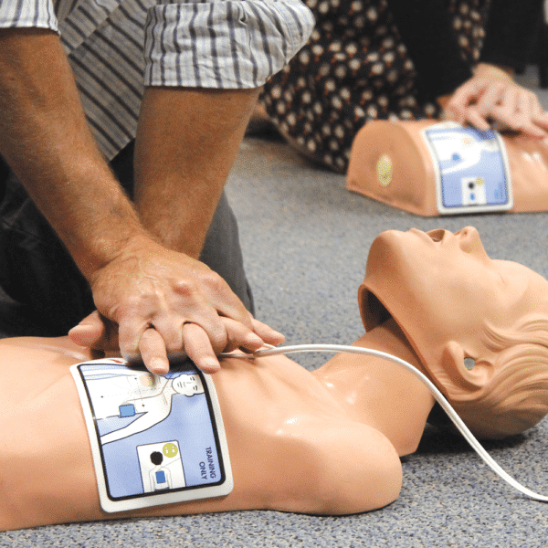 ZOLL CPR Uni Padz -harjoituselektrodi. Simulaattoripistoke